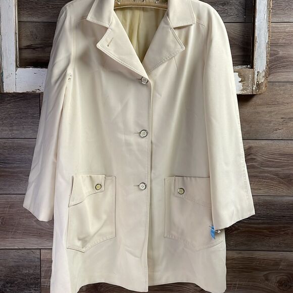 Jerold Vintage 70’s Ladies Jacket Coat, Off White Cream - Picture 2 of 8
